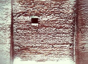 Full frame shot of brick wall