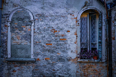 Window of old building