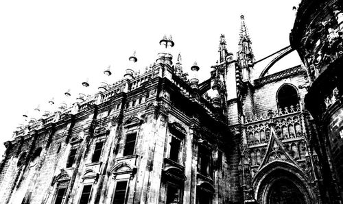 Low angle view of church against sky