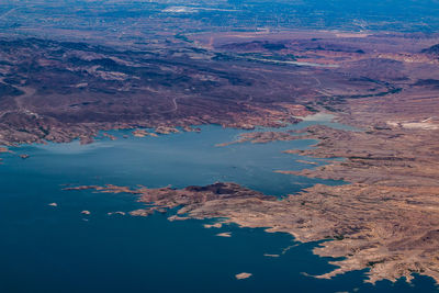 Aerial view of sea