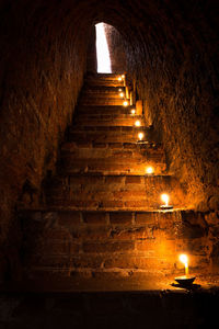 Staircase in old building