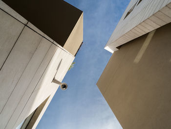 Low angle view of buildings against sky