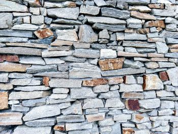 Full frame shot of stone wall