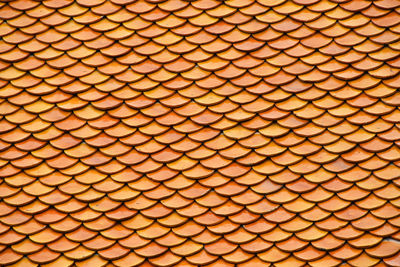 Full frame shot of roof