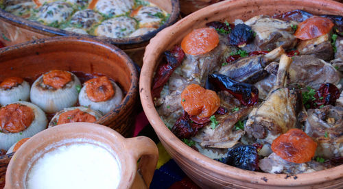 Close-up of seafood