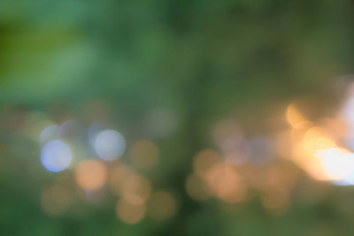 Defocused image of sunlight