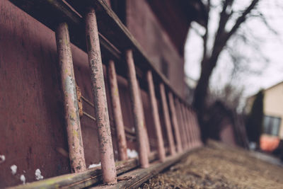 Close-up of rusty metal