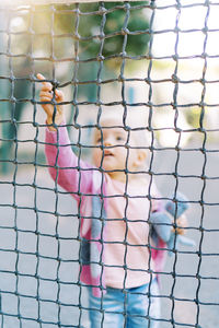 Full frame shot of chainlink fence