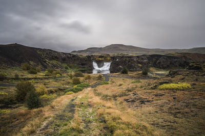 Scenic view of landscape against sky