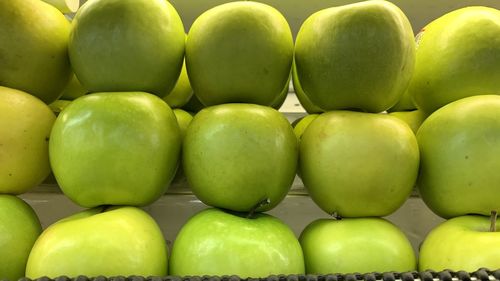 This pile of apples was taken at a supermarket, 