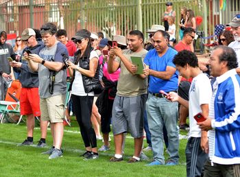 Group of people on the ground