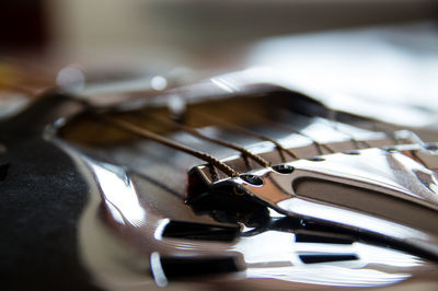 Close-up of guitar