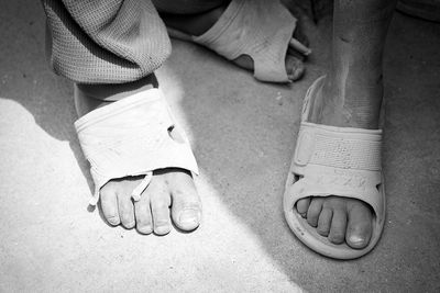 Close-up of object on wall