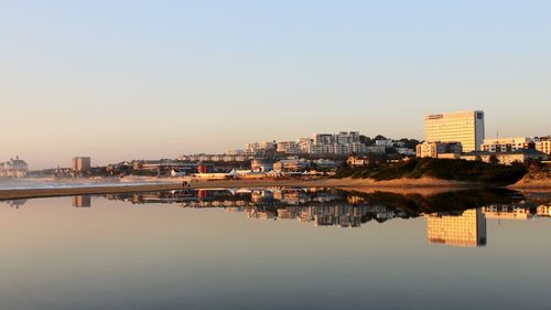 River with buildings in background