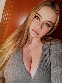 Portrait of young woman