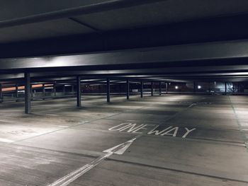 Illuminated underground walkway