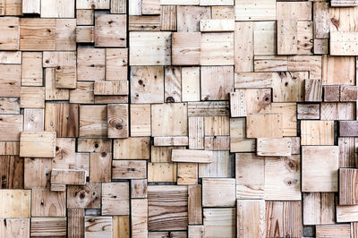 Full frame shot of wooden wall