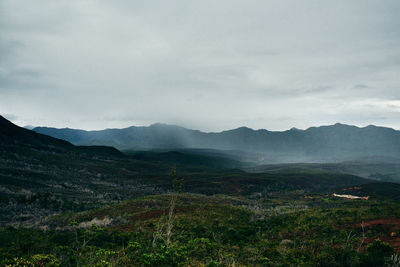 Scenic view of landscape against sky