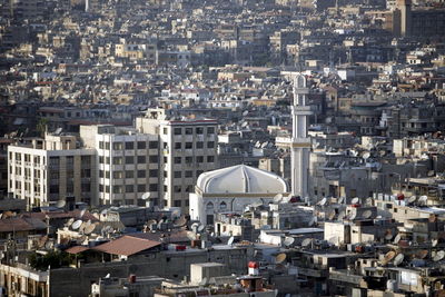 Aerial view of city