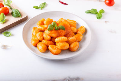 Close-up of food in plate