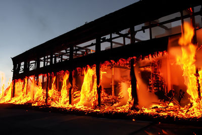 Close-up of fire