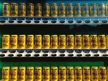 Multi colored candies in store