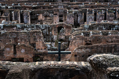 Old ruins of the coliseum in rome 