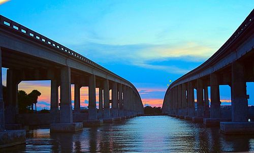 View of bridge over river