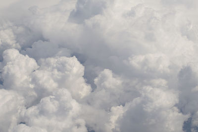 Low angle view of cloudy sky