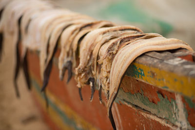 Close-up of rusty metal