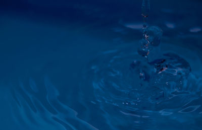 Close-up of water splashing