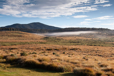 Scenic view of landscape against sky