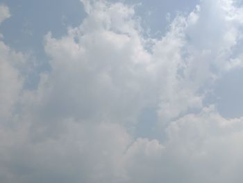 Low angle view of clouds in sky