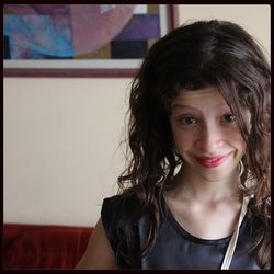 Portrait of young woman