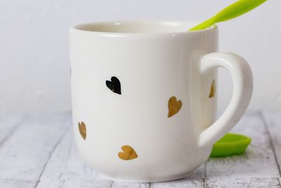 Close-up of drink on white background