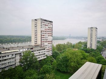 Modern buildings against sky