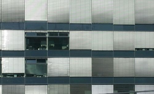 Full frame shot of modern building