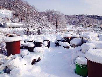 Snow covered landscape