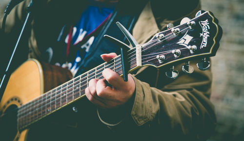 Man playing guitar