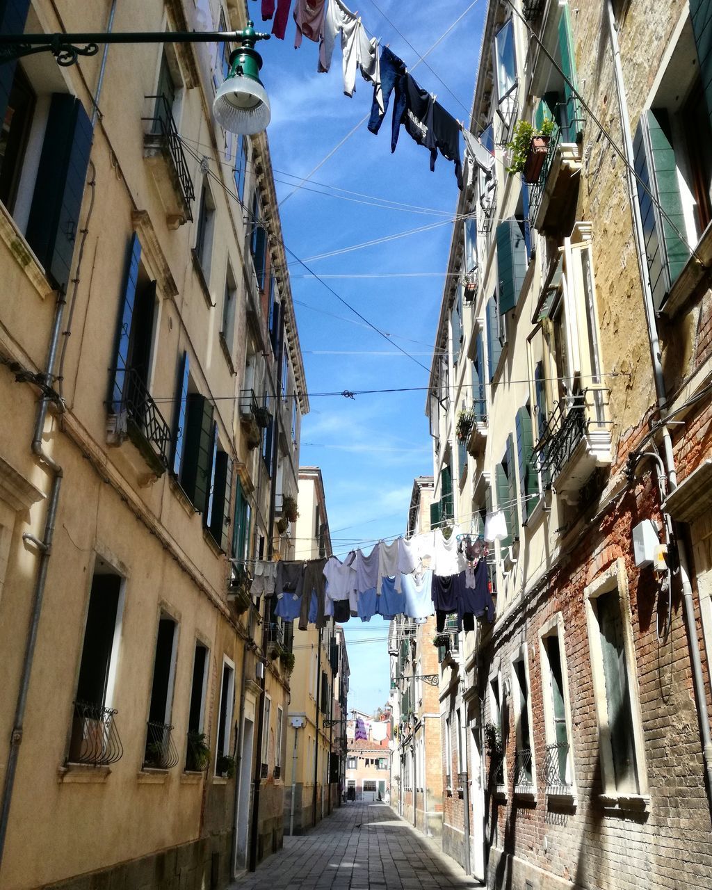 LOW ANGLE VIEW OF RESIDENTIAL BUILDINGS