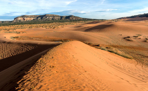 View of desert against sky