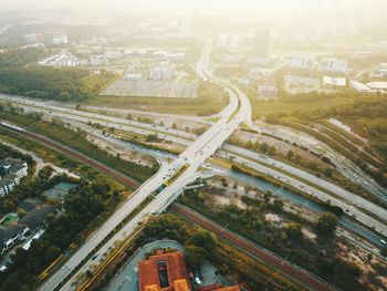 Aerial view of cityscape