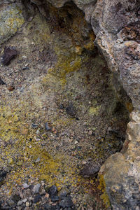 Close-up of rock formation