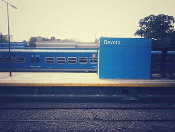 Railroad station platform