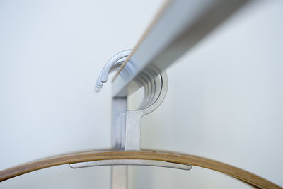 Close-up view of spiral staircase