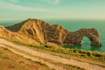 A magical view of durdle door.