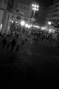 People at night