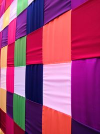 Full frame shot of multi colored flag