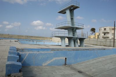 Built structure in water