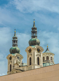 Low angle view of building against sky